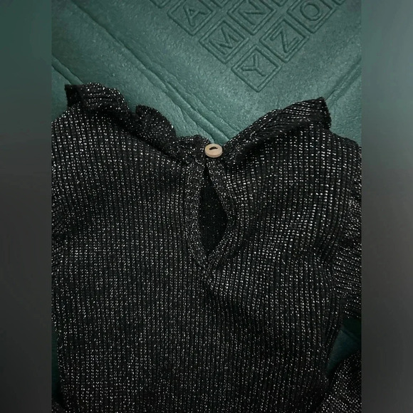 Zara baby onesie size 6-9 months sparkly  black!​ - Picture 8 of 9